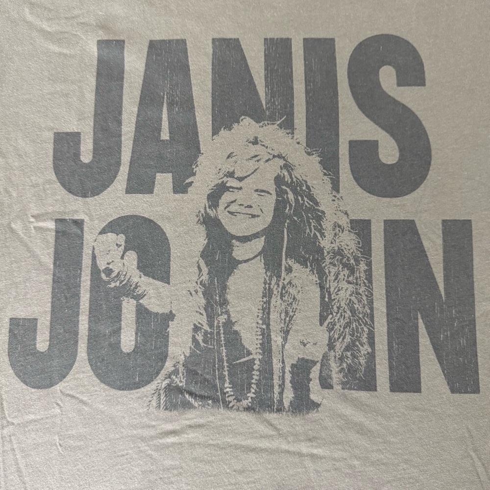 CHASER JANIS JOPLIN BOXY BAND TEE SIZE LARGE - Picture 3 of 9